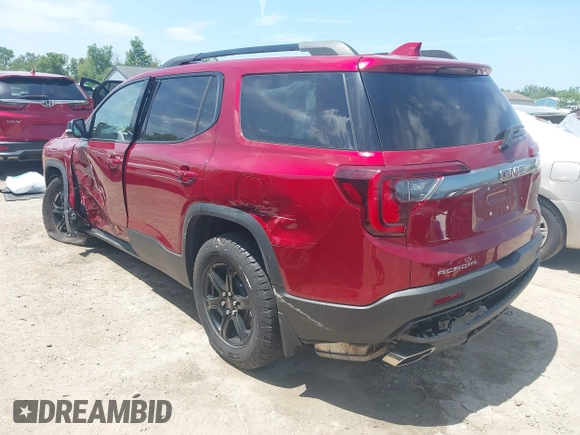 2023 GMC Acadia AT4 with VIN 1GKKNLLS3PZ128493, listed as a IAAI auction lot 42558106 with 20,296 mi miles and . Bid and sale history available at DreamBid. Image 3.
