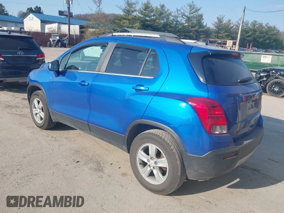 2015 Chevrolet Trax LT with VIN KL7CJRSB3FB195387, listed as a IAAI auction lot 41768768 with 80,312 mi miles and . Bid and sale history available at DreamBid. Image 3.