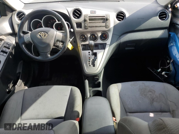 2009 Toyota Matrix S with VIN 2T1LE40E09C002870, listed as a Copart auction lot 60964775 with 163,954 mi miles and Salvage title. Bid and sale history available at DreamBid. Image 8.