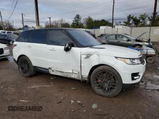 2016 Land Rover Range Rover Sport Dynamic z VIN SALWR2EF9GA549492, wystawiony jako Copart lot #49112095 z przebiegiem 118 482 mil mil oraz Szkoda całkowita • Salvage title. Historia ofert i sprzedaży dostępna na DreamBid. Obrazek 4.
