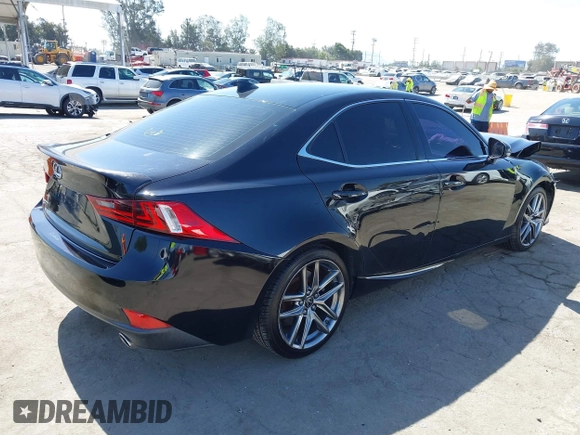 2016 Lexus IS 200t with VIN JTHBA1D22G5037411, listed as a IAAI auction lot 42528984 with 99,694 mi miles and . Bid and sale history available at DreamBid. Image 4.