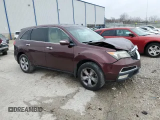 2013 Acura MDX Tech Pkg with VIN 2HNYD2H36DH505103, listed as a Copart auction lot 45061815 with 180,584 mi miles and Non Repairable. Bid and sale history available at carsss.com. Image 4.