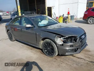 2015 Audi A4 Premium with VIN WAUBFAFL4FN035647, listed as a IAAI auction lot 41804012 with 86,623 mi miles. Bid and sale history available at carsss.com. Image 1.