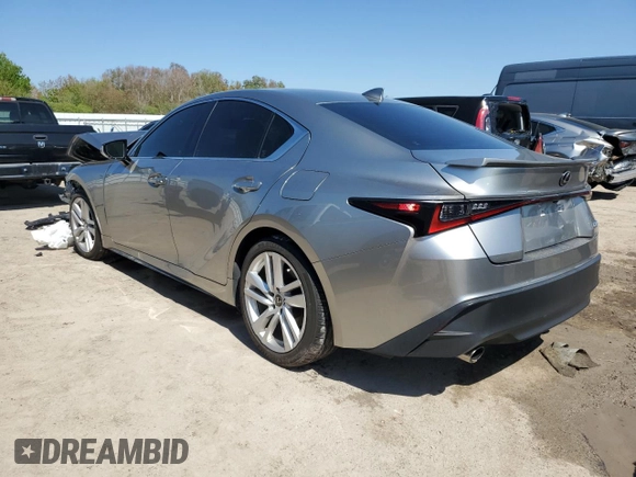 2021 Lexus IS 300 with VIN JTHAA1D22M5115970, listed as a Copart auction lot 44426264 with 24,432 mi miles and Non repairable. Bid and sale history available at DreamBid. Image 2.