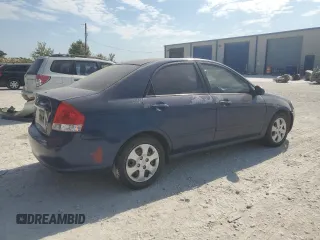 2007 Kia Spectra EX with VIN KNAFE121875467541, listed as a Copart auction lot 76845204 with 185,017 mi miles and Clean Title. Bid and sale history available at carsss.com. Image 3.