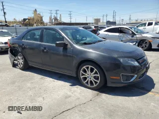 2012 Ford Fusion SEL with VIN 3FAHP0JA3CR270095, listed as a Copart auction lot 64328145 with 76,348 mi miles and Salvage title. Bid and sale history available at DreamBid. Image 4.