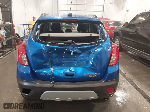 2016 Buick Encore with VIN KL4CJASB5GB601797, listed as a IAAI auction lot 41909757 with 112,814 mi miles. Bid and sale history available at carsss.com. Image 16.