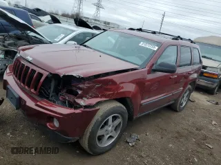 2007 Jeep Grand Cherokee Laredo with VIN 1J8GR48K97C624642, listed as a Copart auction lot 51072255 with 59,566 mi miles and Salvage Title. Bid and sale history available at carsss.com. Image 1.