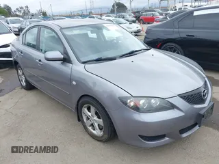 2006 Mazda 3 i with VIN JM1BK12F261420775, listed as a IAAI auction lot 42031576 with 145,530 mi miles. Bid and sale history available at carsss.com. Image 1.