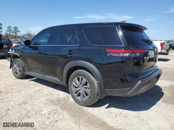 2024 Nissan Pathfinder S with VIN 5N1DR3AA6RC209816, listed as a Copart auction lot 46153225 with 37,553 mi miles and Salvage Title. Bid and sale history available at carsss.com. Image 2.