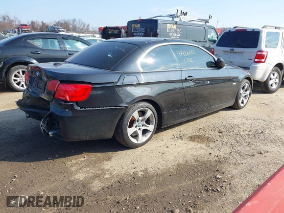 2013 BMW 3 Series 335i with VIN WBADX7C52DJ590132, listed as a IAAI auction lot 41486602 with 154,984 mi miles and . Bid and sale history available at DreamBid. Image 4.