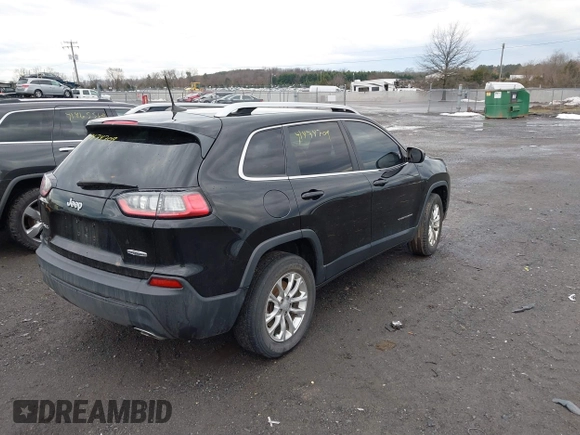 2019 Jeep Cherokee Latitude with VIN 1C4PJMCX7KD230450, listed as a IAAI auction lot 41474709 with 172,684 mi miles. Bid and sale history available at carsss.com. Image 4.