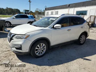2017 Nissan Rogue SV with VIN KNMAT2MT2HP588921, listed as a Copart auction lot 74344024 with 124,854 mi miles and Salvage Title. Bid and sale history available at carsss.com. Image 1.