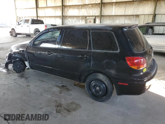 2003 Mitsubishi Outlander LS with VIN JA4LX31G43U021849, listed as a Copart auction lot 76746454 with 136,939 mi miles and Salvage Title. Bid and sale history available at carsss.com. Image 2.
