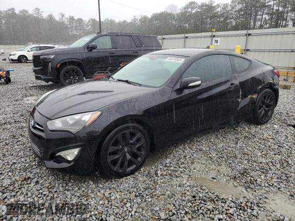2015 Hyundai Genesis Coupe 3.8L Base with VIN KMHHT6KJ5FU129156, listed as a Copart auction lot 44579565 with 103,116 mi miles and Salvage title. Bid and sale history available at DreamBid. Image 1.