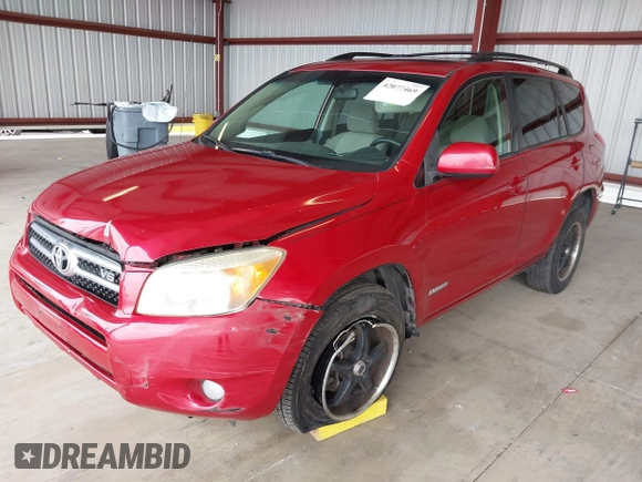 2008 Toyota RAV4 Ltd with VIN JTMBK31V886047140, listed as a IAAI auction lot 42077469 with 191,057 mi miles. Bid and sale history available at carsss.com. Image 2.