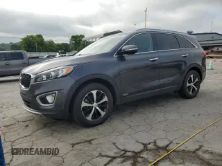 2017 Kia Sorento EX with VIN 5XYPHDA13HG277611, listed as a Copart auction lot 60833845 with 106,159 mi miles and Salvage title. Bid and sale history available at DreamBid. Image 1.