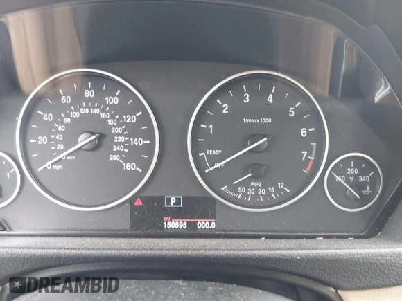 2014 BMW 3 Series 328i xDrive with VIN WBA3B5C55EP543478, listed as a IAAI auction lot 41629266 with 150,595 mi miles and . Bid and sale history available at DreamBid. Image 7.