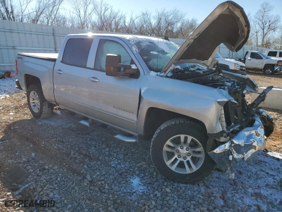 2018 Chevrolet Silverado 1500 LT with VIN 3GCUKREC4JG298407, listed as a Copart auction lot 89132105 with 0 mi miles and Salvage Title. Bid and sale history available at carsss.com. Image 4.