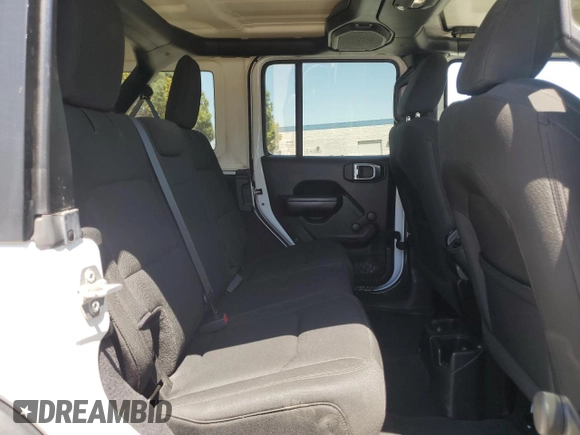 2018 Jeep Wrangler Unlimited Sport S with VIN 1C4HJXDG5JW172653, listed as a Copart auction lot 58184155 with 81,872 mi miles and Salvage title. Bid and sale history available at DreamBid. Image 10.