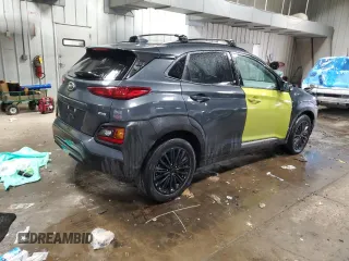 2021 Hyundai Kona SEL Plus with VIN KM8K6CAAXMU679382, listed as a Copart auction lot 44078385 with 67,720 mi miles and Clean Title. Bid and sale history available at carsss.com. Image 3.