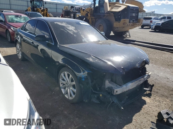 2013 Audi A4 Premium Plus with VIN WAUHFAFLXDA191934, listed as a Copart auction lot 78159544 with 151,335 mi miles and Clean Title. Bid and sale history available at carsss.com. Image 4.