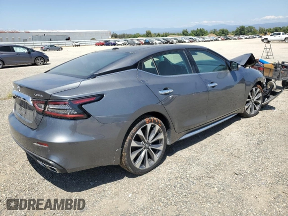2019 Nissan Maxima SV with VIN 1N4AA6AV4KC369112, listed as a Copart auction lot 60887225 with 42,673 mi miles and Salvage title. Bid and sale history available at DreamBid. Image 3.