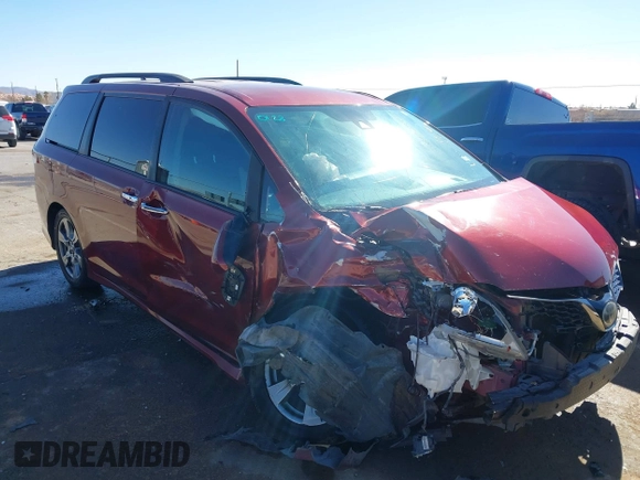 2018 Toyota Sienna SE with VIN 5TDXZ3DC4JS911408, listed as a IAAI auction lot 41393387 with 147,157 mi miles and . Bid and sale history available at DreamBid. Image 6.