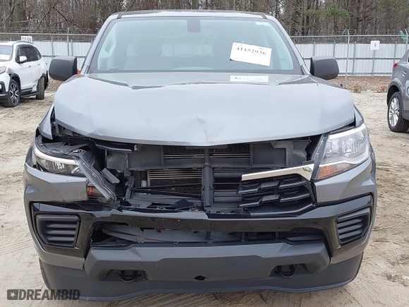 2021 Chevrolet Colorado 4WD Work Truck with VIN 1GCGTBENXM1143107, listed as a IAAI auction lot 41152936 with 47,148 mi miles. Bid and sale history available at carsss.com. Image 6.