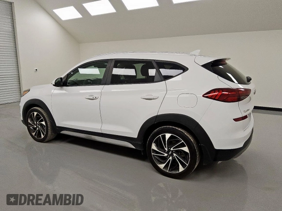 2019 Hyundai Tucson Sport z VIN KM8J33AL3KU874095, wystawiony jako Copart lot #55959415 z przebiegiem 86 092 mil mil oraz Czysty tytuł • Clean title. Historia ofert i sprzedaży dostępna na DreamBid. Obrazek 2.