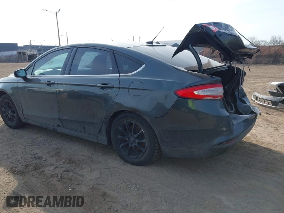 2016 Ford Fusion S with VIN 3FA6P0G75GR152204, listed as a IAAI auction lot 41810291 with 179,879 mi miles. Bid and sale history available at carsss.com. Image 3.