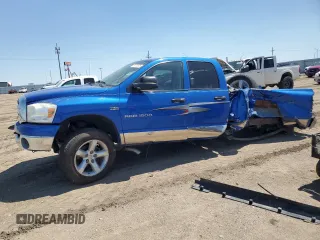 2007 Dodge 1500 Laramie z VIN 1D7HU18207S228099, wystawiony jako Copart lot #54172875 z przebiegiem Nie podano mil oraz Szkoda całkowita • Salvage title. Historia ofert i sprzedaży dostępna na DreamBid. Obrazek 1.