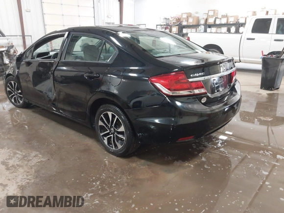 2013 Honda Civic EX with VIN 19XFB2F84DE035800, listed as a IAAI auction lot 41146476 with 217,185 mi miles and . Bid and sale history available at DreamBid. Image 3.