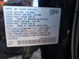 2015 Audi Q7 3.0T Premium Plus with VIN WA1LGBFE1FD022169, listed as a Copart auction lot 50714875 with 90,939 mi miles and Salvage Title. Bid and sale history available at carsss.com. Image 14.