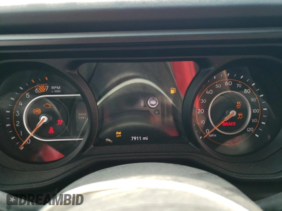2024 Jeep Wrangler Rubicon z VIN 1C4PJXFG6RW261748, wystawiony jako Copart lot #44166485 z przebiegiem 7 911 mil mil oraz Szkoda całkowita • Salvage title. Historia ofert i sprzedaży dostępna na DreamBid. Obrazek 9.