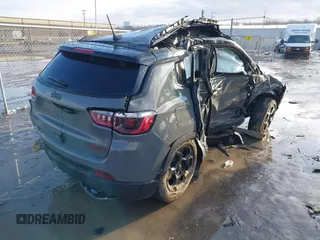 2023 Jeep Compass Trailhawk with VIN 3C4NJDDN9PT559799, listed as a IAAI auction lot 41636007 with 11,445 mi miles and . Bid and sale history available at DreamBid. Image 4.