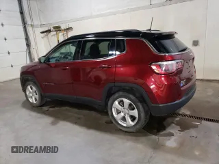 2020 Jeep Compass Latitude with VIN 3C4NJDBB0LT229343, listed as a Copart auction lot 50105875 with 24,466 mi miles and Clean title. Bid and sale history available at DreamBid. Image 2.