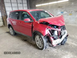 2025 Honda Passport EX-L z VIN 5FNYF8H50SB005008, wystawiony jako Copart lot #47704815 z przebiegiem Nie podano mil oraz Szkody całkowita. Historia ofert i sprzedaży dostępna na DreamBid. Obrazek 4.