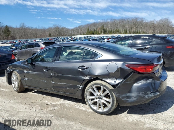 2017 Mazda 6 Touring with VIN JM1GL1V51H1111906, listed as a Copart auction lot 48467945 with 80,852 mi miles and Salvage Title. Bid and sale history available at carsss.com. Image 2.