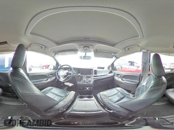 2015 Toyota Sienna SE with VIN 5TDXK3DC6FS689563, listed as a Copart auction lot 60798185 with 170,128 mi miles and Salvage title. Bid and sale history available at DreamBid. Image 16.