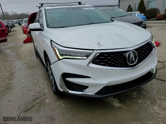2020 Acura RDX w/Technology Pkg with VIN 5J8TC2H59LL001572, listed as a Copart auction lot 43750185 with 44,016 mi miles and Salvage Title. Bid and sale history available at carsss.com. Image 14.