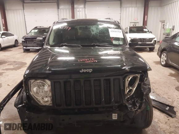 2012 Jeep Liberty Sport with VIN 1C4PJMAKXCW169544, listed as a IAAI auction lot 42045754 with 77,829 mi miles. Bid and sale history available at carsss.com. Image 12.