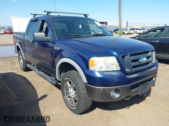 2008 Ford F-150 XLT with VIN 1FTPW14V68FA39645, listed as a IAAI auction lot 42427876 with 179,252 mi miles and . Bid and sale history available at DreamBid. Image 1.