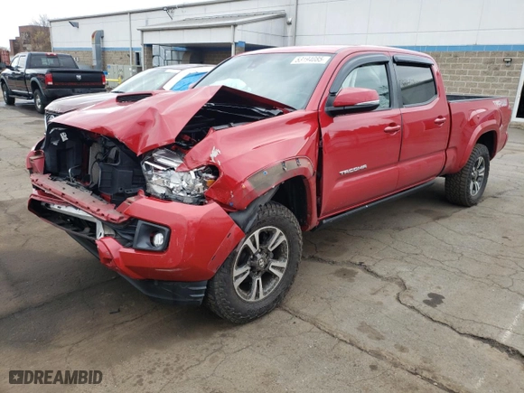 2019 Toyota Tacoma 4WD SR5 with VIN 3TMDZ5BN6KM059065, listed as a Copart auction lot 53194085 with 52,042 mi miles and Salvage Title. Bid and sale history available at carsss.com. Image 1.