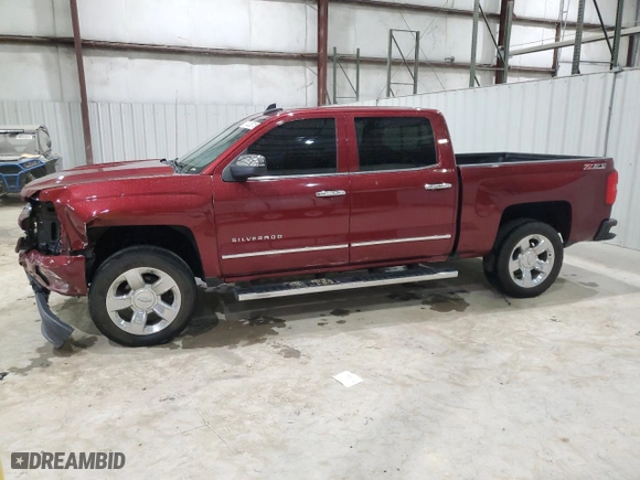 2017 Chevrolet Silverado 1500 LTZ with VIN 3GCUKSECXHG325451, listed as a Copart auction lot 51325015 with 91,737 mi miles and Non Repairable. Bid and sale history available at carsss.com. Image 1.