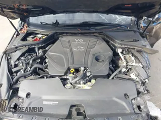 2021 Infiniti Q50 3.0t LUXE with VIN JN1EV7BR0MM752360, listed as a IAAI auction lot 41892956 with 63,990 mi miles. Bid and sale history available at carsss.com. Image 10.