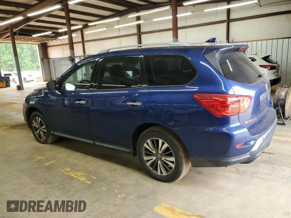 2019 Nissan Pathfinder SV z VIN 5N1DR2MN5KC578620, wystawiony jako Copart lot #54454645 z przebiegiem 146 069 mil mil oraz Czysty tytuł • Clean title. Historia ofert i sprzedaży dostępna na DreamBid. Obrazek 2.