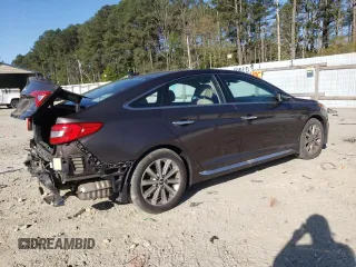 2017 Hyundai Sonata Sport with VIN 5NPE34AF7HH453456, listed as a Copart auction lot 54881225 with 102,590 mi miles and Salvage Title. Bid and sale history available at DreamBid. Image 3.