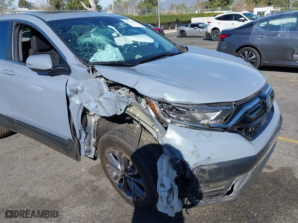 2022 Honda CR-V EX with VIN 5J6RW1H5XNA003897, listed as a IAAI auction lot 40785567 with 1 mi miles. Bid and sale history available at carsss.com. Image 6.