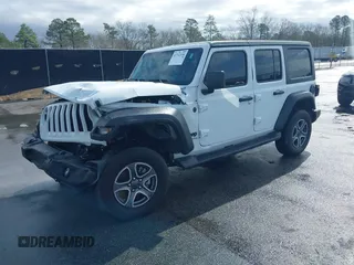 2023 Jeep Wrangler Sport S with VIN 1C4HJXDN9PW540842, listed as a IAAI auction lot 41712336 with 36,017 mi miles and . Bid and sale history available at DreamBid. Image 17.